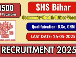 Bihar is hiring Community Health Officers