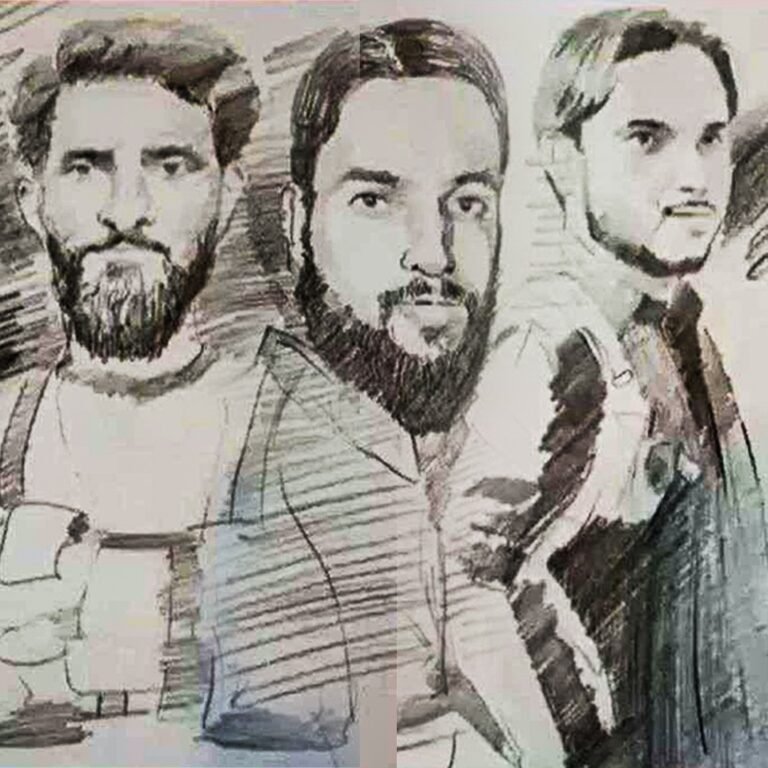 Sketches of three suspects released in Pahalgam attack