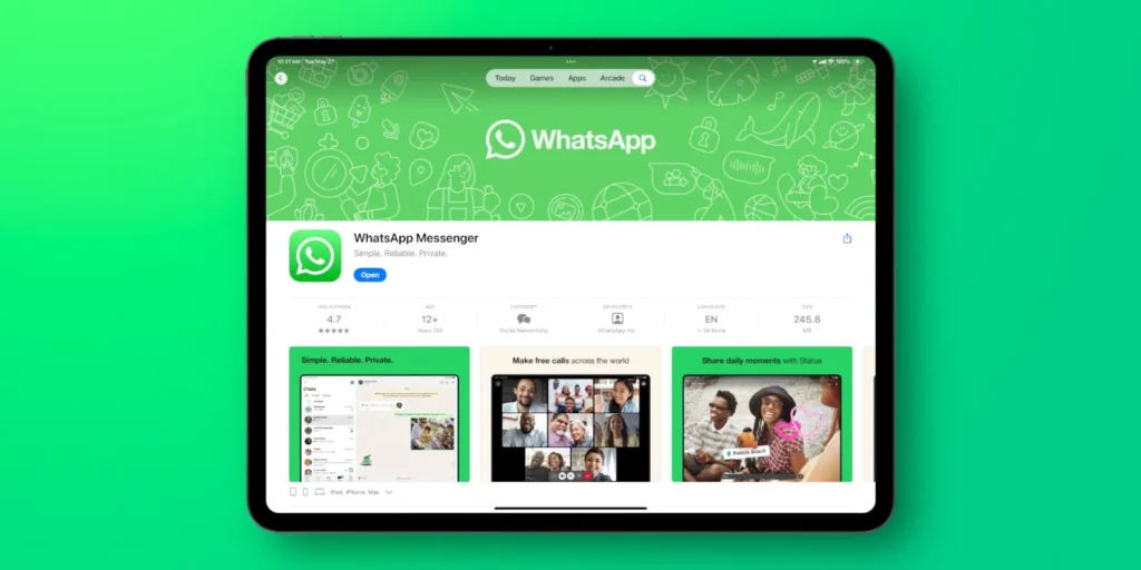 WhatsApp for iPad Goes Live