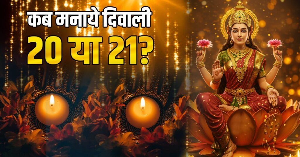 दिवाली कब मनाएं 20 या 21 अक्टूबर?