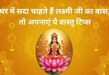 Goddess Lakshmi to always reside in your home: घर में सदा चाहते हैं लक्ष्मी जी का वास, तो अपनाएं ये वास्तु टिप्स घर में सदा चाहते हैं लक्ष्मी जी का वास, तो अपनाएं ये वास्तु टिप्स