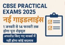 CBSE Practical Exams 2025: नई गाइडलाइंस, 1 जनवरी से 14 फरवरी तक होगा पूरा शेड्यूल, अपलोड किए गए मार्क्स में नहीं होगा कोई बदलाव