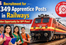 Recruitment for 5,349 apprentice posts in Railways, golden opportunity for 10th pass