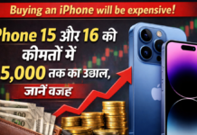 Buying an iPhone will be expensive! iPhone 15 और 16 की कीमतों में ₹5,000 तक का उछाल, जानें वजह Buying an iPhone will be expensive!