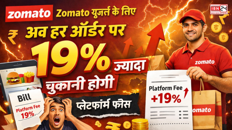Shock for Zomato users: अब हर ऑर्डर पर 19% ज्यादा चुकानी होगी प्लेटफॉर्म फीस
