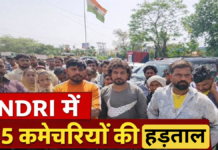 Why did the strike start outside NDRI?