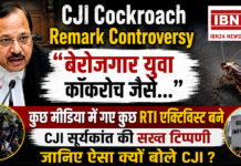 CJI Cockroach Remark Controversy