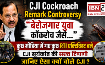 CJI Cockroach Remark Controversy