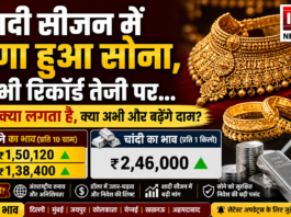 शादी सीजन में महंगा हुआ सोना