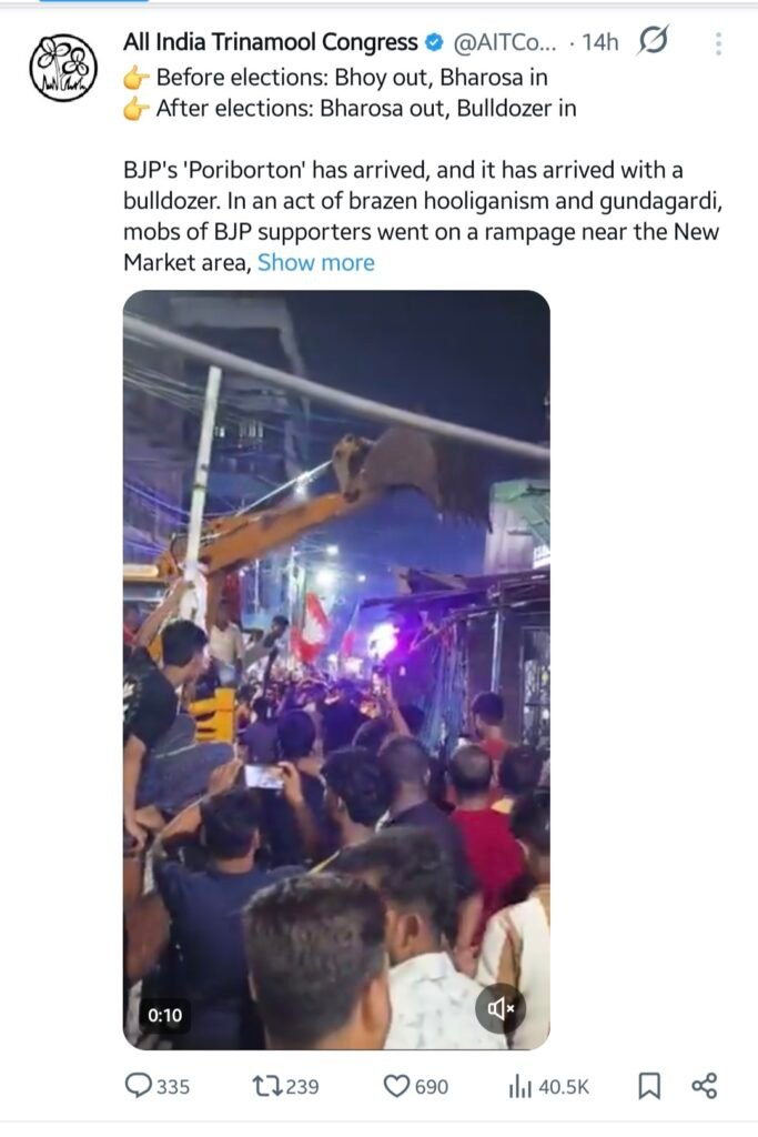 Bengal Post-Poll Violence 