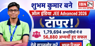 JEE Advanced 2026 Result Announced