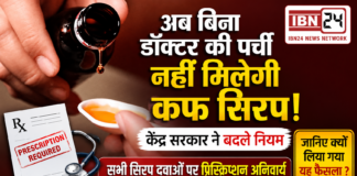 Doctors Prescription Mandatory for Cough Syrups
