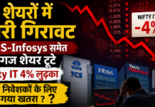 TCS Share Decline