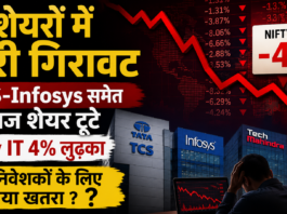 TCS Share Decline