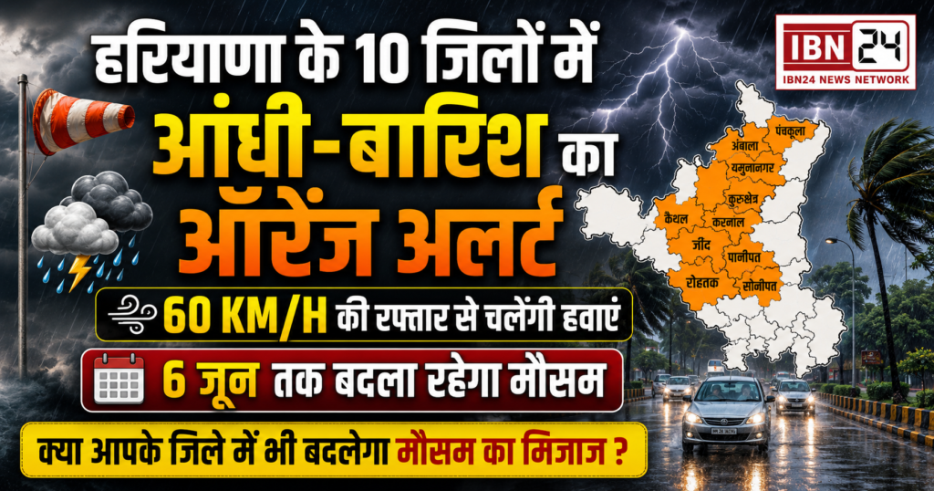 Haryana Weather Alert