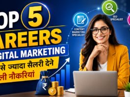 Top 5 Careers in Digital Marketing