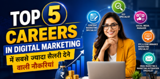 Top 5 Careers in Digital Marketing