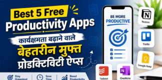 Best 5 Free Productivity Apps