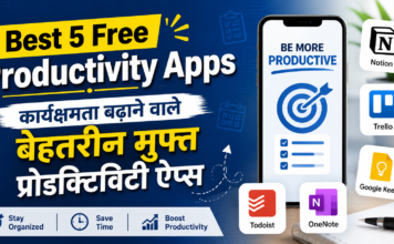 Best 5 Free Productivity Apps
