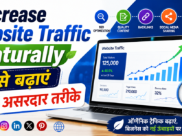 Increase Website Traffic Naturally