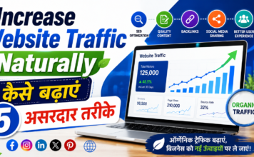 Increase Website Traffic Naturally