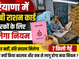 Haryana Pink Ration Card