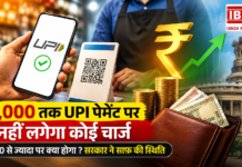 UPI Payment Charges