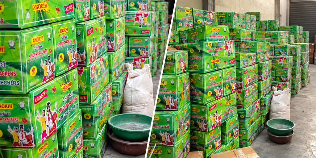 Karnal Illegal Firecrackers