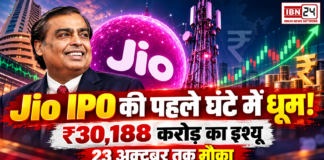 Jio Platforms IPO Fully Subscribed in 1 Hour