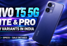 Vivo T5 Lite 5G, T5 Pro 5G New Variants in India