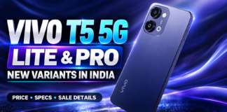 Vivo T5 Lite 5G, T5 Pro 5G New Variants in India