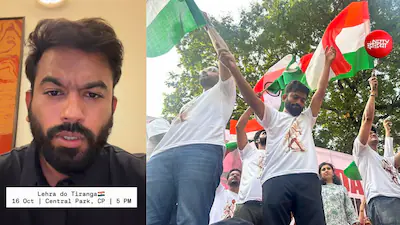 Abhijeet Dipke Detained Ahead of Tiranga March in Delhi